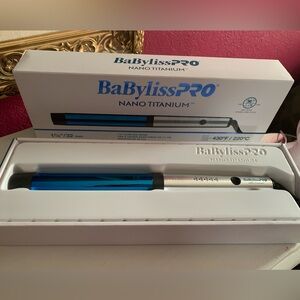 BaBylissPRO Nano Titanium 1¼" Blue Curling Wand - 32mm